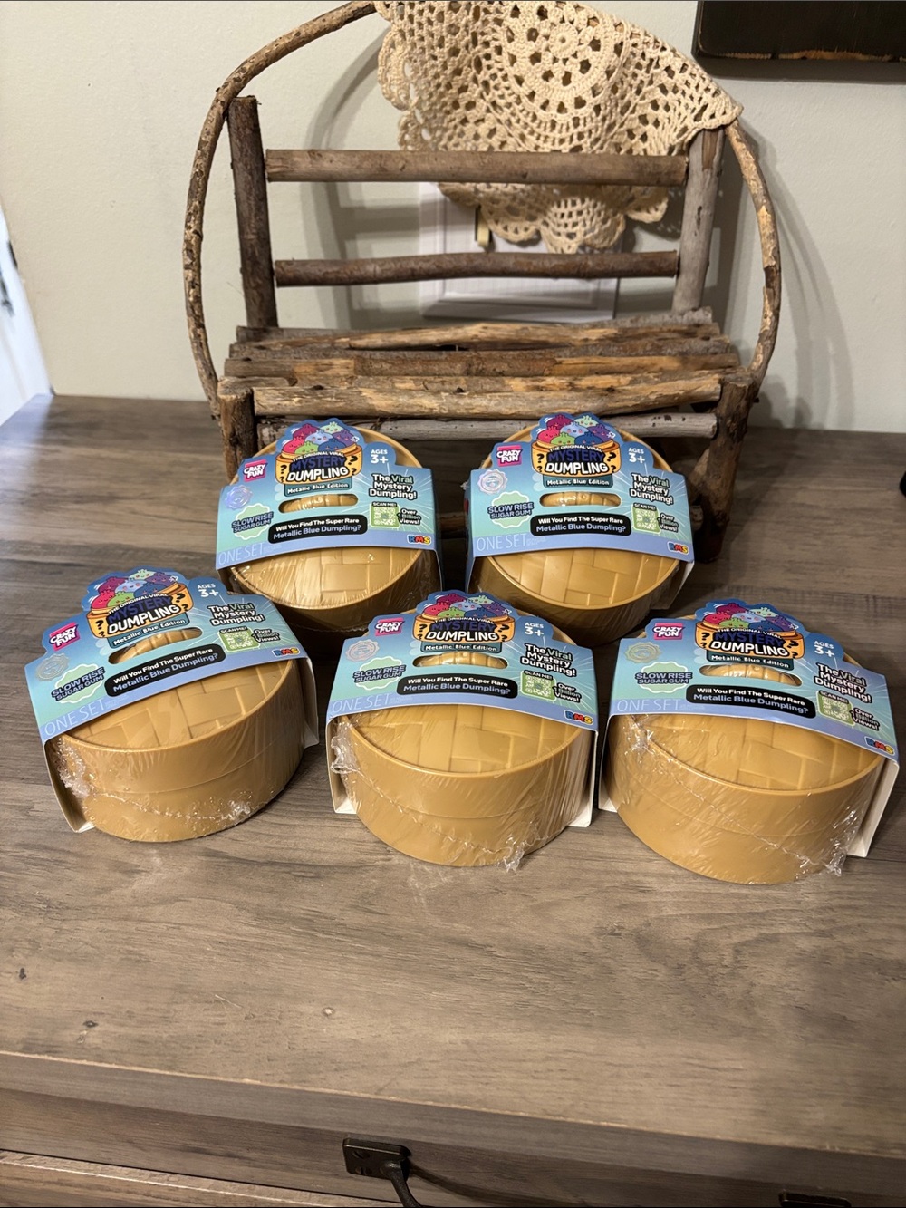 NEW! Crazy Fun RMS Mystery Dumpling Metallic Blue Edition (Lot of 5) Sealed